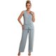 thumbnail image 1 of Conjunto 2 Piezas Elegante, Chaleco Abotonado y Pantalón de Pierna Ancha, Look Moderno para Mujer, 1 of 5