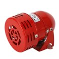 thumbnail image 3 of Campana de alarma de Motor Industrial Color rojo acero Mini bocina sonido zumbador sirena para coches AC110V, 3 of 5