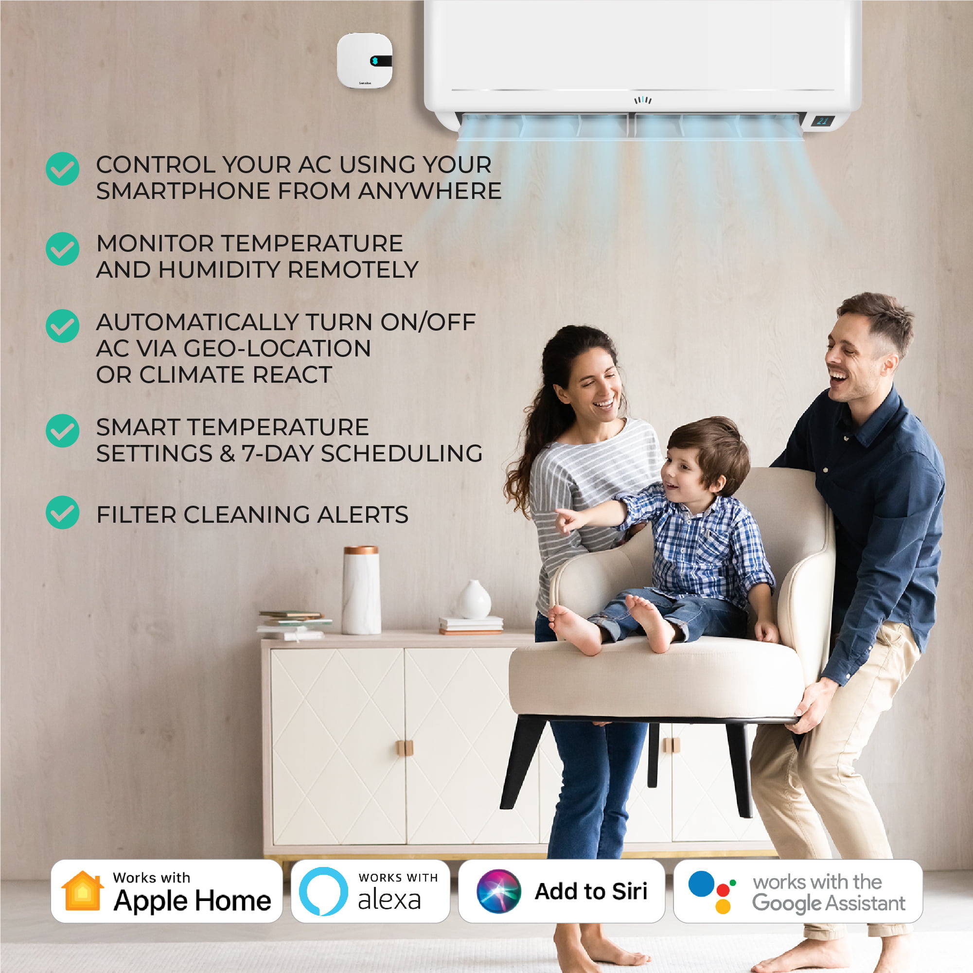 Make your air conditioner smart and frugal with a Sensibo AC
