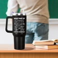 thumbnail image 4 of Math Tumbler with Handle For Men 40OZ Math Nutrition Gift Stainless Steel Cups Teacher''s Day Gift Funny Saying Insulated Tumblers Gifts For Teacher Black Math Mugs with Non-Slip, 4 of 6