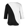 thumbnail image 5 of Up to 65% off!Plus Size Tops For Women Summer Sexy V-Neck Blouse Casual Loose Long Sleeve Blouse Gift for Women On Sale, 5 of 5