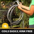 thumbnail image 5 of BIONIC STEEL 100 Ft Metal Garden Hose with Sprayer Nozzle, Non Kinking Designed Stainless Steel Heavy Duty Water Hose 100 Ft x 5/8 in. Flexible NON Expandable for Uninterrupted Water Flow, 500 PSI, 5 of 11