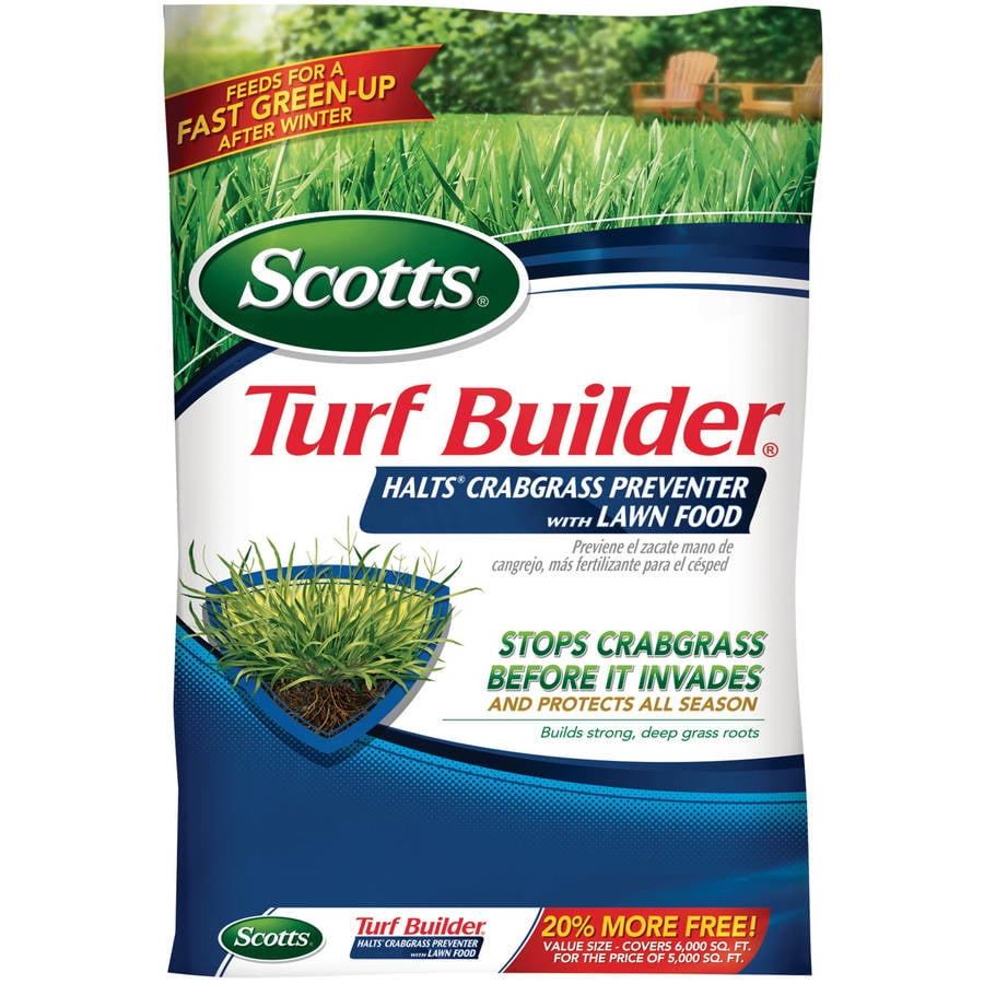 Scotts Turf Builder Halts Crabgrass Preventer with Lawn Food, 15,000 sq