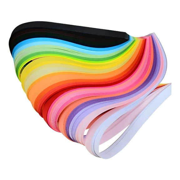CCOCC 260PCS 26 Colours Quilling Strips Quilling Paper 5mm for Quilling Kit