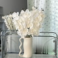 thumbnail image 3 of Soumake Artificial Moth Orchids Realistic Fake Silk Flower Wedding Party Home Office Table Centerpiece Faux Phalaenopsis Floral Branch Decoration, 3 of 8