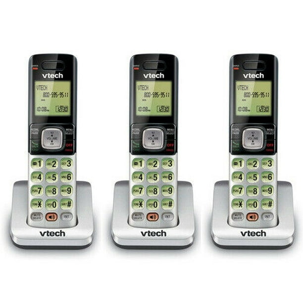 Vtech Cs6709 3 Pack Cordless Accessory Handset W Backlit Lcd Display Walmart Com Walmart Com