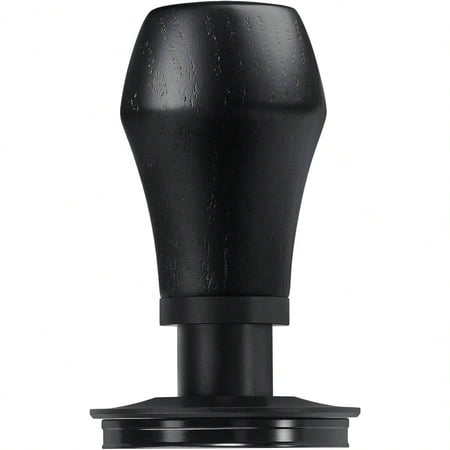 53.3mm Espro Coffee Tamper V4 With Titanium PVD Coating Flat Base 15lb/ 25lb/ 30lbs Replacement Springs Spring Loaded Tamper With Genuine Black Oak Wood Handle