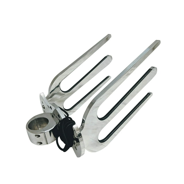 Krypt Towers Wakesurf Rack for Tower, Surfboard Rack for Boat, Holds 2 x Wakesurf Boards, Polished Aluminum Wakeboard Rack, Fi