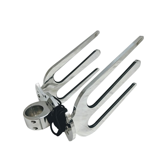 Krypt Towers Wakesurf Rack for Tower, Surfboard Rack for Boat, Holds 2 x Wakesurf Boards, Polished Aluminum Wakeboard Rack, Fi