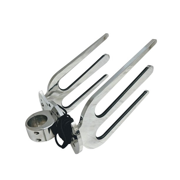 Krypt Towers Wakesurf Rack para torre de tablas de surf para soportes para botes 2 x tablas de Wakesurf Rack de wakeboard de aluminio pulido Se adapta a tamaños de tubos de abrazadera: 1 3/4"" 1 7/8""