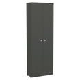 thumbnail image 3 of Tall Storage Cabinet In Black , 23.6"w X 11.8"d 70"h, For Home Decor 70"h 11.8"d, Materials, 3 of 3