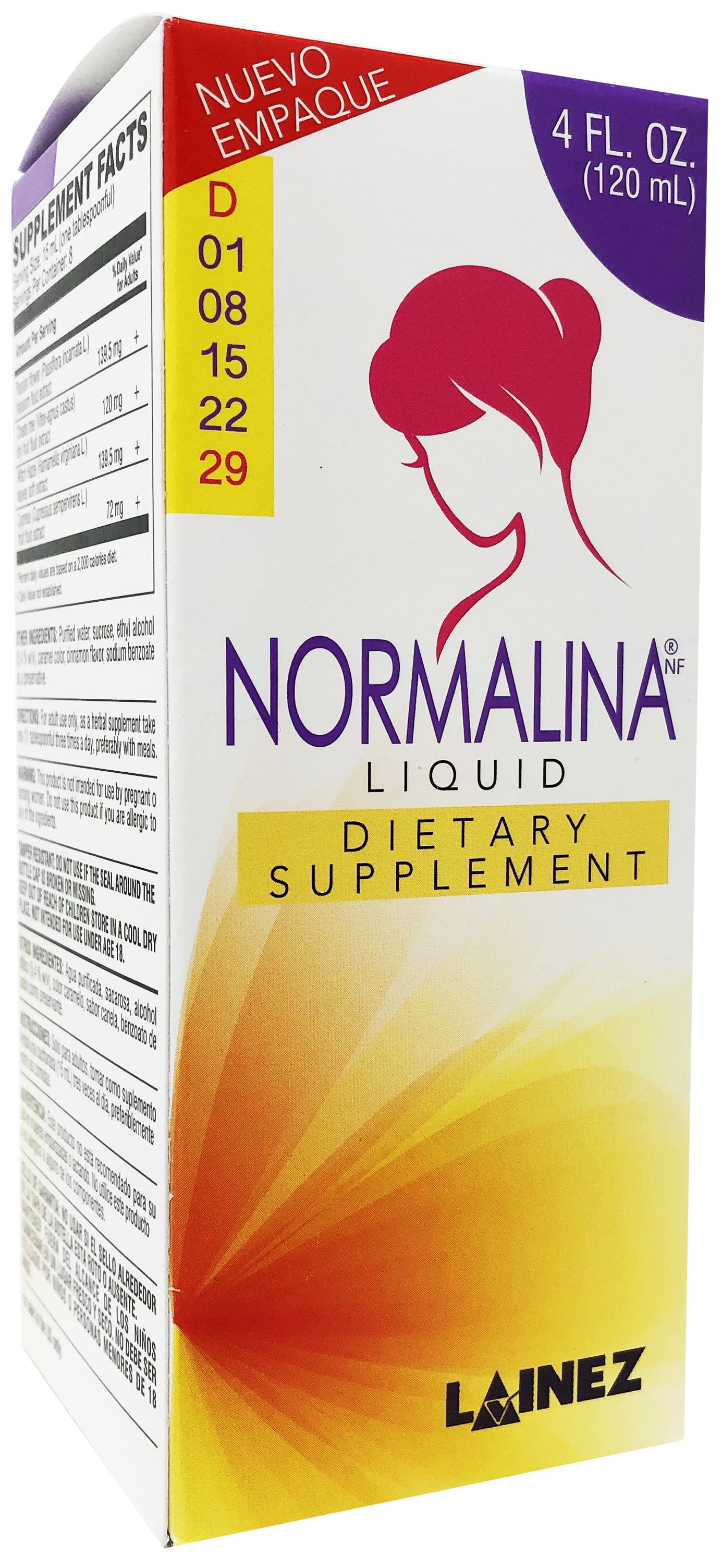 Normalina Healthy Woman Liquid - Witch Hazel & Cypress - 4 Fl Oz