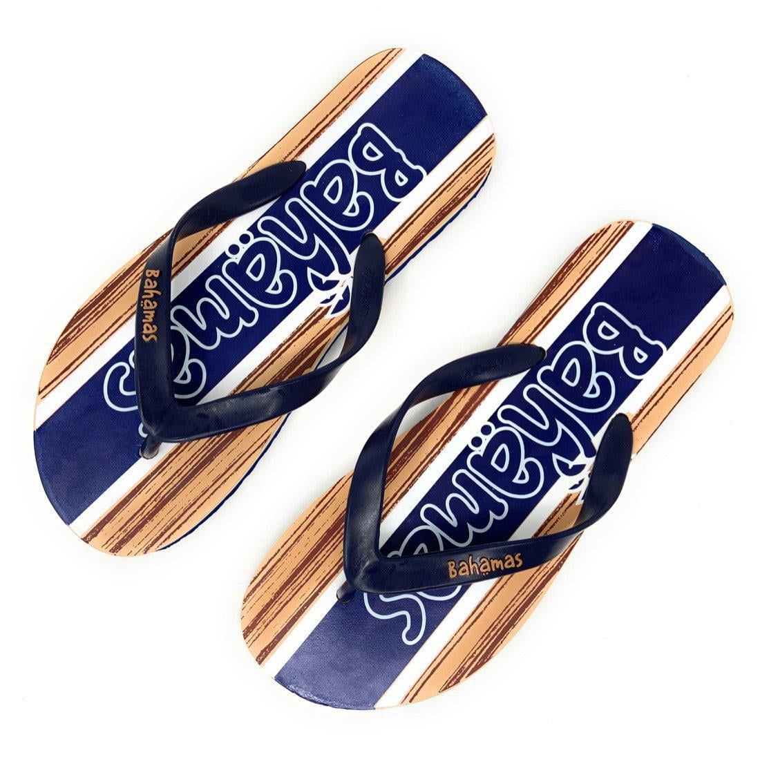 Bahamas Flip Flops for Men Sandals Slippers Beach Comfort Tropical