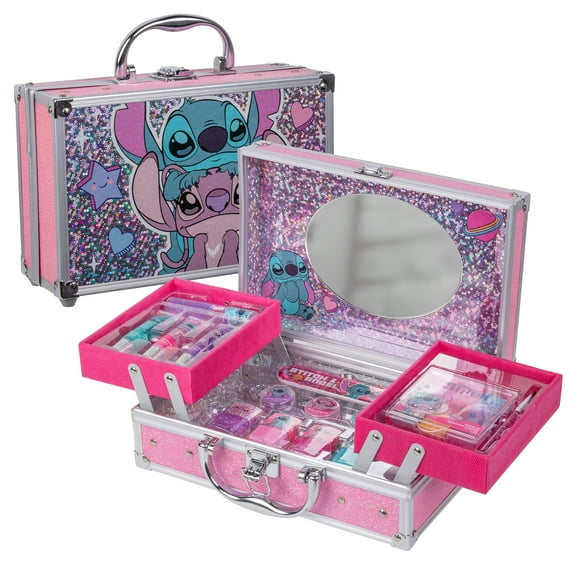 Set de Maquillaje Stitch en Lata con Sombras, Brillos Labiales y Corporales, Ideal para Regalo Infantil - MAKEUPERIA