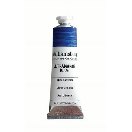 UPC: 0877463001161 | Williamsburg Handmade Oil Color 37ml Tube Ultramarine Blue