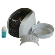 iSonic Digital Ultrasonic Cleaner for Jewelry, Watches, Eyeglasses, Dentures - 0.75 Liter Stainless Steel Tank