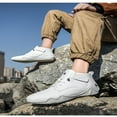 thumbnail image 6 of Men's Casual Shoes Outdoor Boots Flat Heel Comfortable Walking Shoes For Daily Wear With Jeans, 6 of 8