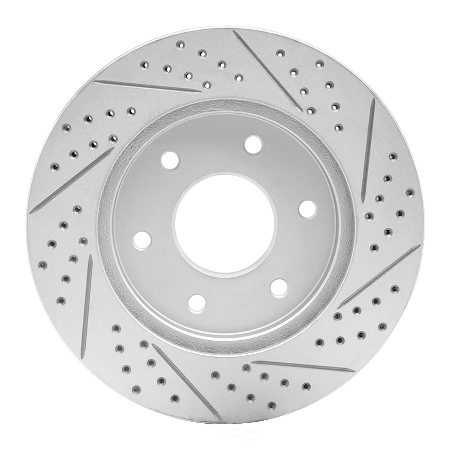 Dynamic Friction Company 830-67091L DFC Geoperformance Rotor - Drilled and Slotted
