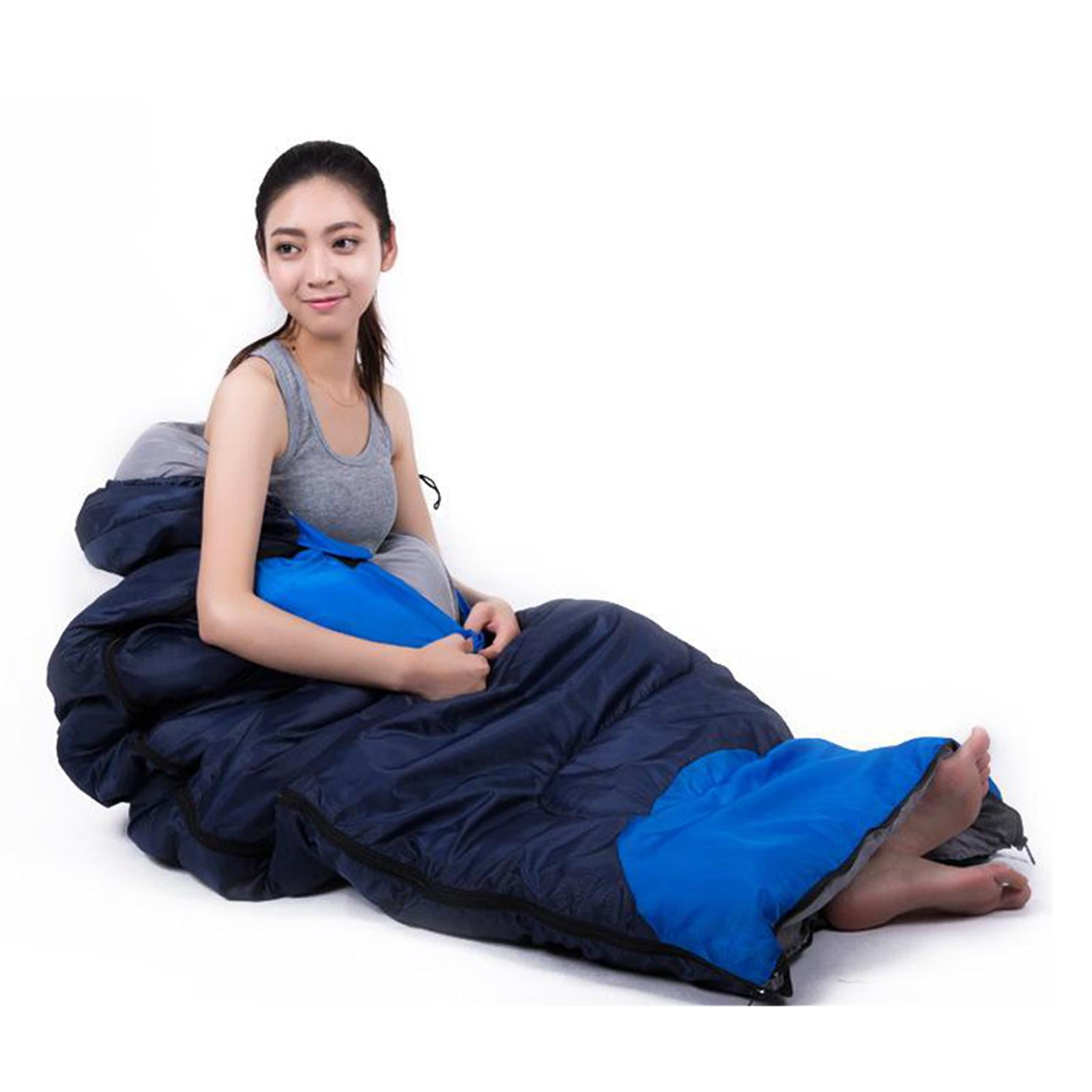 Sac De Couchage 4 Saisons Léger Et Chaud Pour Adultes Et Enfants - Avec Sac De Compression - Pour Camping, Randonnée