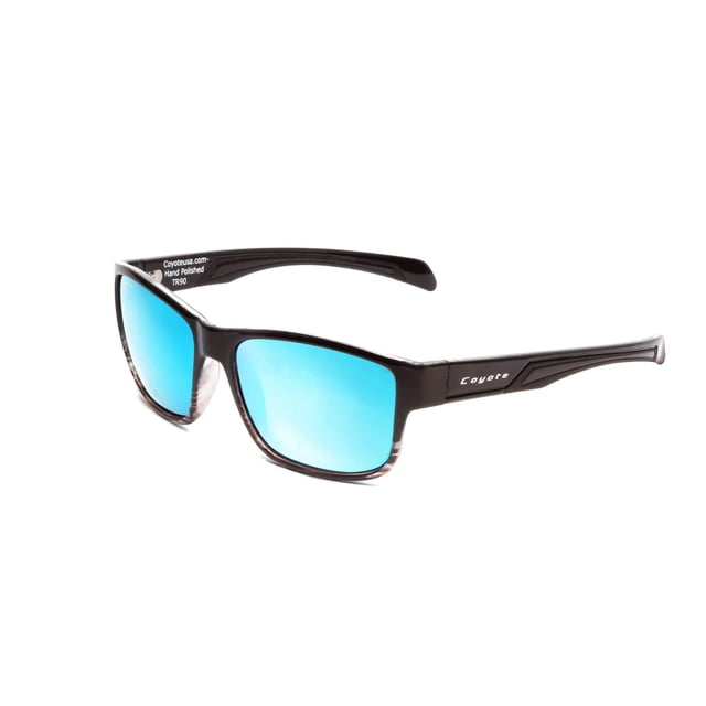 Gafas de sol Coyote Bluefin Polarized Gloss Black Gris/Blue 55mm