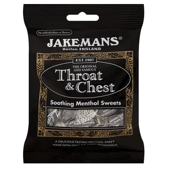 Jakemans Throat & Chest Menthol Cough Suppressant Lozenges Anise