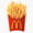 1pcs, variant on Salty American Fast Food Golden French Fries Red Cardboard Pocket Decal For Phone Sticker
