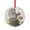 Pattern-1, variant on Owl Sitting on Top of A Mushroom Glass Christmas Ornament Holiday Decor And Xmas Gifts Ideas Cute Animal Owl Christmas Ornaments Crystal Hanging