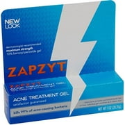 6 Pack Zapzyt Acne Treatment Gel 10% Benzoyl Peroxide Gel 1 Oz Each