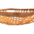 thumbnail image 4 of Northlight Rectangular Lattice Tobacco Baskets - Brown - Set of 3, 4 of 9