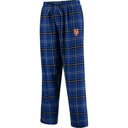 New Plaid Pants - New York Mets Concepts Sport Ultimate Plaid Flannel Pants - Royal/Black