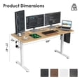 thumbnail image 5 of Standing Desk Adjustable Height Sit Stand Home Office Desk with Splice Board, 5 of 5