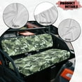 thumbnail image 6 of Garronmavis UTV Seat Covers Protection for Kawasaki Mule Seats with Elastic Edges Easy to Install UTV Accessories Polyester Fabric Green Camo, 6 of 7