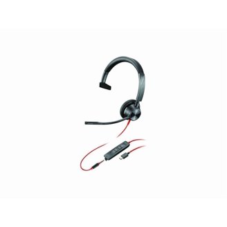 Poly EncorePro 515-M USB Headset For Call Centers - Mono, Teams Optimized, USB-A & USB-C, Hold/Answer Buttons