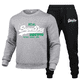 thumbnail image 5 of Chándal con capucha y pantalones deportivos para hombre, conjunto deportivo informal de 2 piezas, ropa de calle de polar, novedad de 2024, 5 of 5