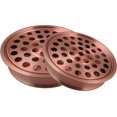 thumbnail image 1 of Mayur Ensemble de 2 Plateaux de Communion en Acier Inoxydable 12.2 Pouces - Contient 40 - (Cuivre), 1 of 1