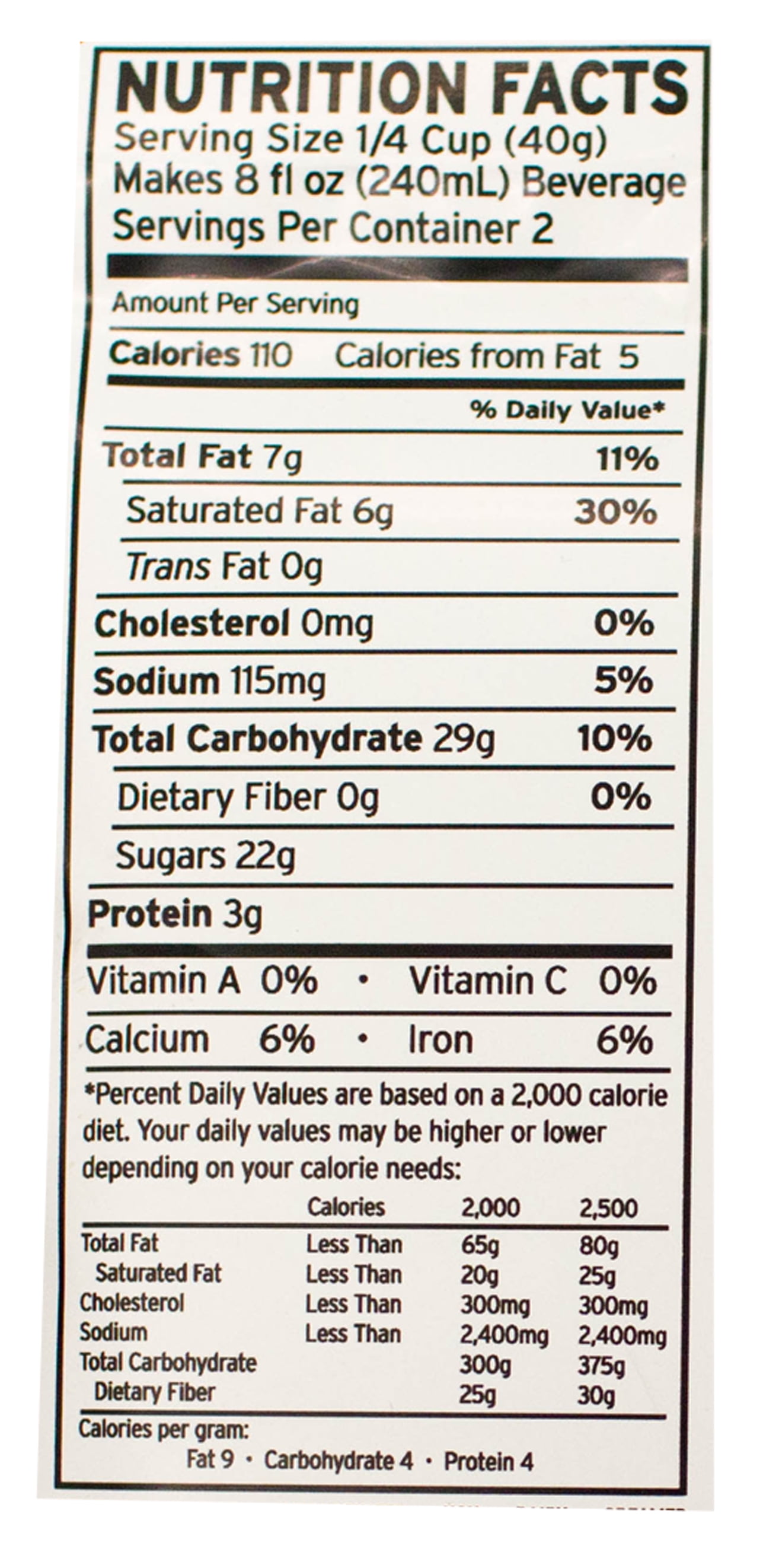 The Frozen Bean Frozen Hot Chocolate Frappe Mix, (12-pack) 2.8 oz Bags