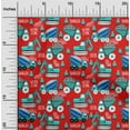 thumbnail image 2 of oneOone Tissu en Coton Soie Vert Turquoise pour Robe de Camion Tissu Imprimé au Mètre 42 Pouces de Large, 2 of 4