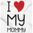 thumbnail image 2 of Cute I Heart My Mommy Mom Love Toddler Boy Girl T Shirt Infant Toddler Brisco Brands 4T, 2 of 6