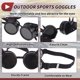 thumbnail image 5 of Gafas de motocicleta 1Pc Unique Bargains, gafas de ciclismo con lente negra y marco negro, 5 of 6