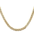 thumbnail image 2 of 14K Yellow Gold Anchor Chain Styles Necklace 24 inch 4.75 mm Semi-Solid with Lobster Clasp, 2 of 4