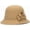 Khaki, variant on Women's Imitation Wool Hat 1920S Vintage Cloche Bucket Church Bowler Bow Fall Winter Hats