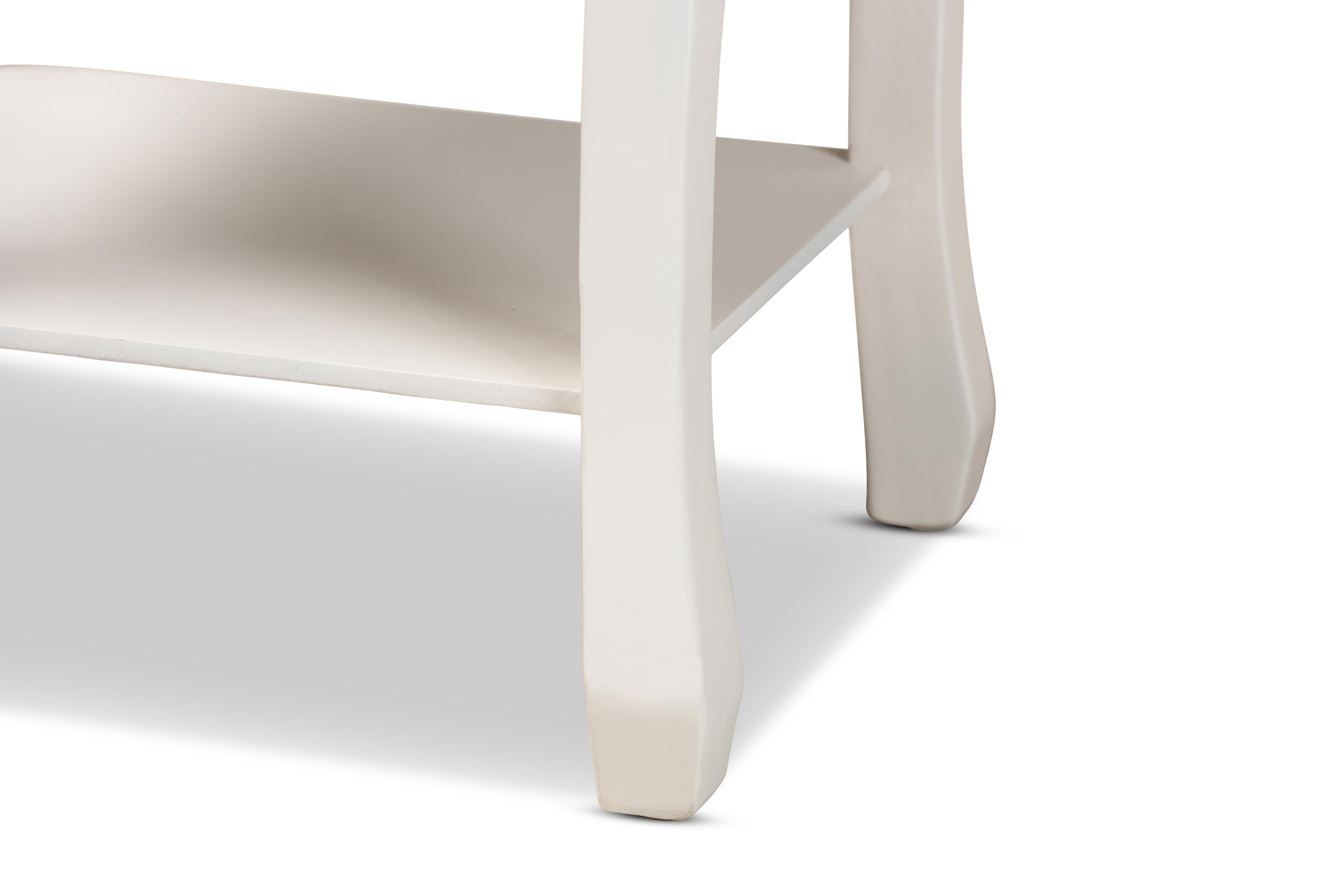 Baxton Studio Gabrielle Traditional French Country Provincial White-Finished 2-Drawer Wood End Table