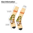 thumbnail image 2 of Honeii Gnomes Happy Thanksgiving Print Long Socks,Novelty Design Socks Gift for Men and Women,Crew Socks,Calf Socks, 2 of 6