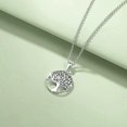 thumbnail image 3 of Regalo de San Valentín, collar de plata con el árbol de la vida, collar de plata 925 para el día de la madre, 3 of 4