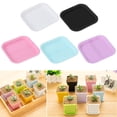 thumbnail image 2 of Plant Flower Pot Saucer Plastic Square Base Water Planter Tray Garden Tools, 2 of 18