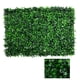 thumbnail image 1 of Pared vegetal verde artificial - Panel de setos de boj de 40x60cm para decoración interior/exterior, césped artificial lavable para valla y fondo fotográfico, 1 of 4