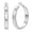 Silver-30mm, variant on 14K Gold Plated Hoop Earrings for Women, Hypoallergenic Thick Gold Hoops, Cubic Zirconia 30mm