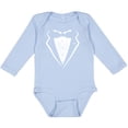 thumbnail image 3 of Inktastic Tuxedo Boys Long Sleeve Baby Bodysuit, 3 of 5