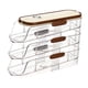 thumbnail image 5 of Organizador automático de huevos con ruedas para el refrigerador, ahorra espacio y es moderno. 3 niveles, 5 of 9