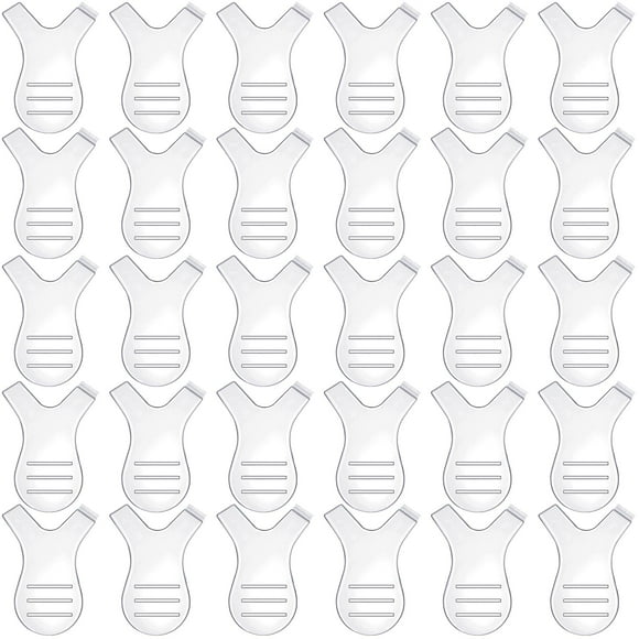 30 Pieces Y Lash Lift Tool Lash Lift Applicator Tool Y Shape Eyelash Brush Comb Lash Perm Lift Brush Silicone Grafting Eyelash Lift Brush for Eyelash Extension Makeup Tool(Clear Color)
